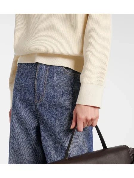 Pulover Bottega Veneta alb