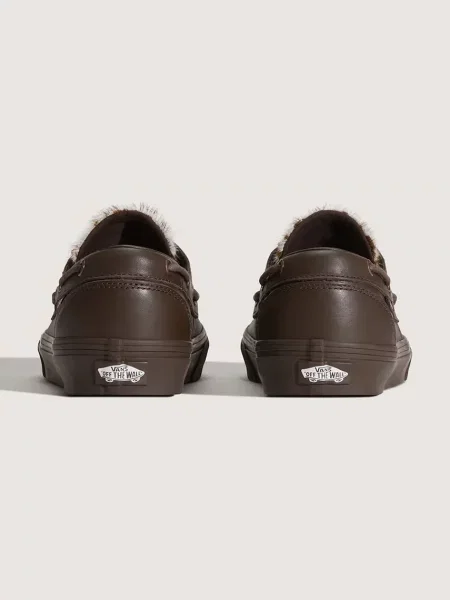 Vans Boat Shoe mokasyny skórzane brązowe