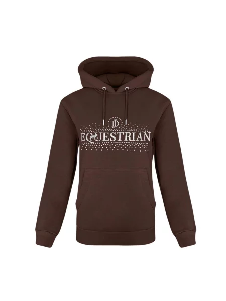 Bluza z motywem jeździeckim JD ATTACK Cindy czarna