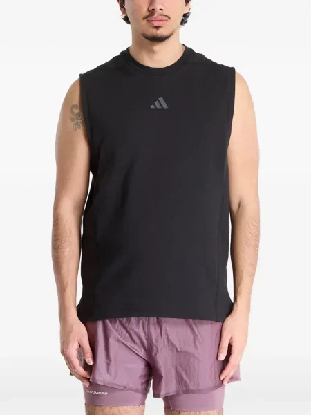 Sală de gimnastică șapcă Adidas tricotate fără mâneci roz