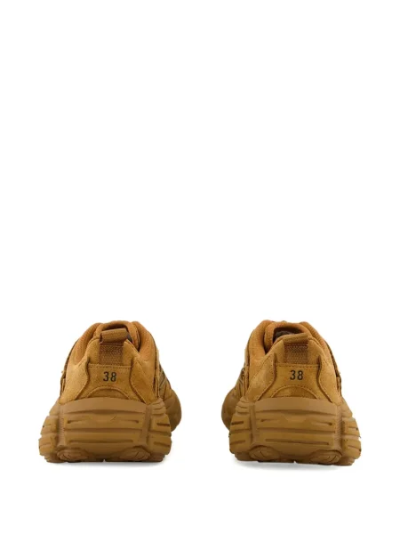 Sneakerși Balenciaga din piele de căprioară maro