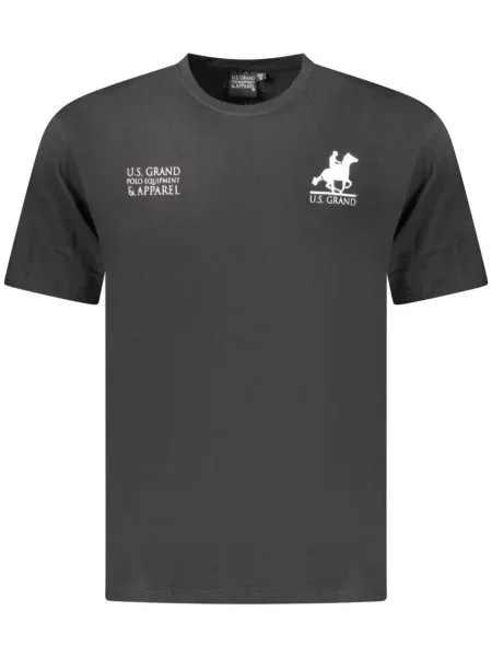Polo U.s. Grand Polo cu mâneci scurte negru