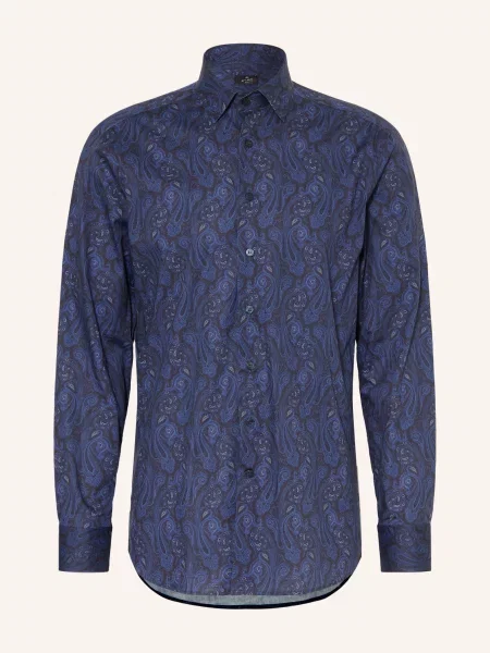 Etro Košile Regular Fit tmavě modrá bílá