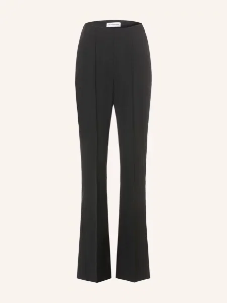 The Frankie Shop Bootcut Kalhoty Dessa black černé