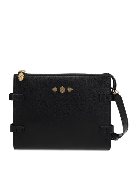 Geanta crossbody Tyler Ellis din piele negru