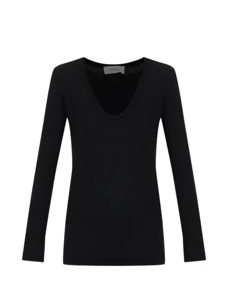 Tricou Lisa Yang lung negru