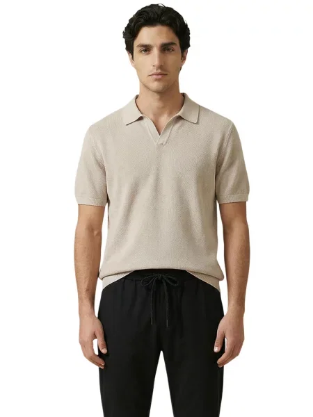 Polo majica Gianni Lupo črna