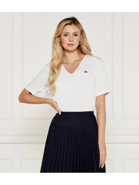 Lacoste Tricou alb