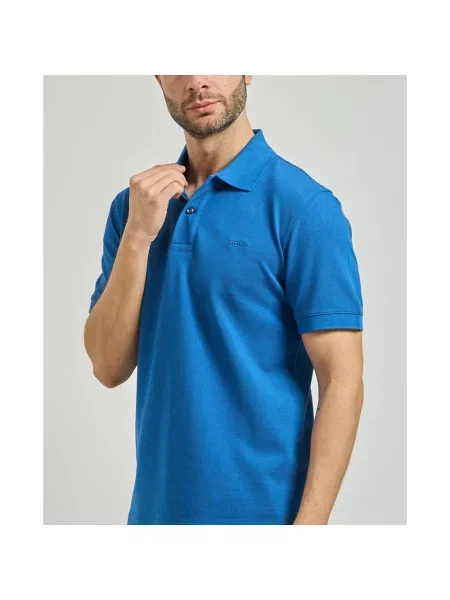 BOSS Polo Pallas niebieski