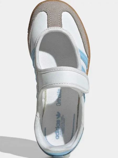 Adidas Originals Дитячі шкіряні балетки SAMBA JANE