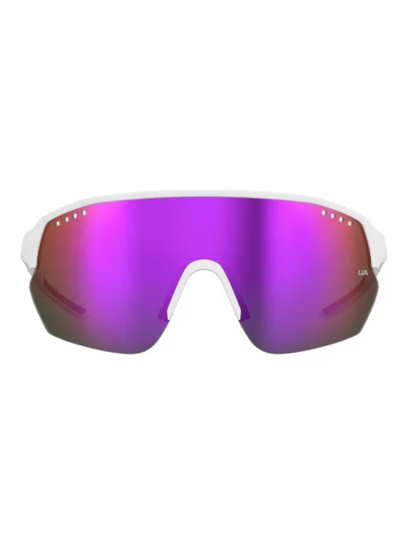 Okulary przeciwsłoneczne Under Armour Gamedat II/G S3 matte white/pink mirror białe