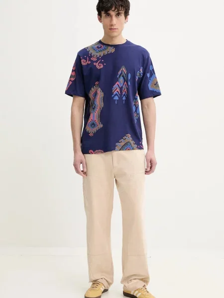 Футболка Desigual BALI візерунок фіолетовий
