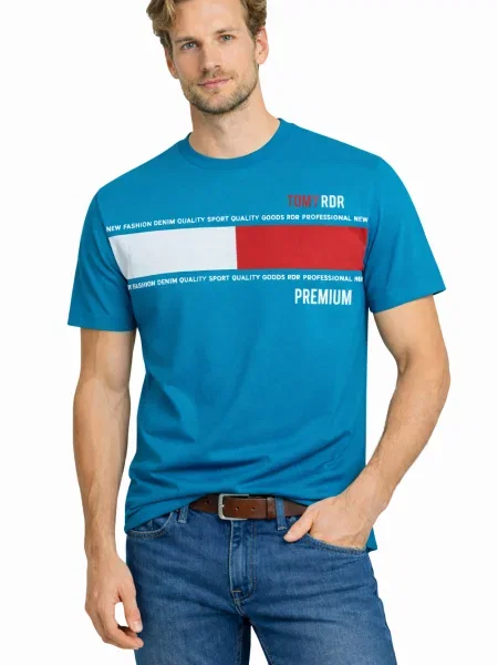 Majica Jumper s kratkimi rokavi modra