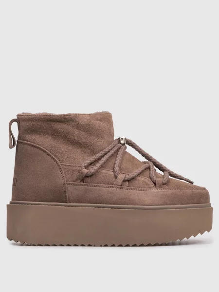 Замшевые ботинки Del_inuikii с вышивкой коричневые