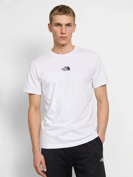 T-shirt z wyhaftowanym logo The North Face biała