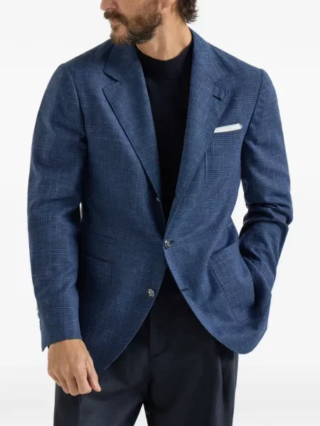 Sacou Brunello Cucinelli albastru