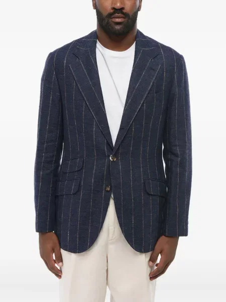 Sacou Brunello Cucinelli albastru