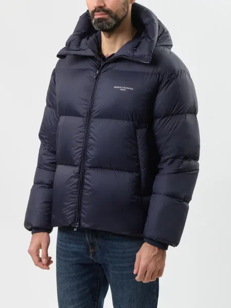 Пуховик Armani Exchange синій