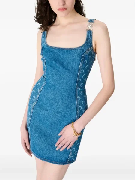 Rochie mini Marine Serre fără mâneci de costum albastru