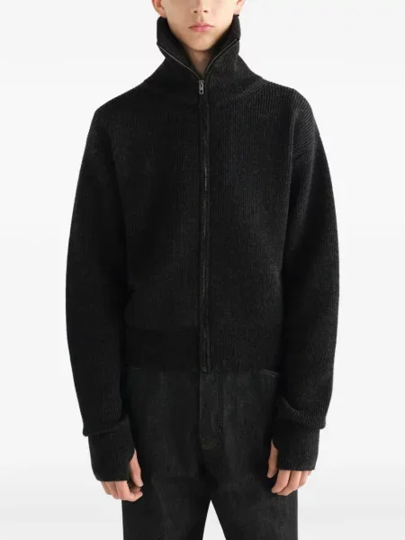 Cardigan Lemaire de lână gri
