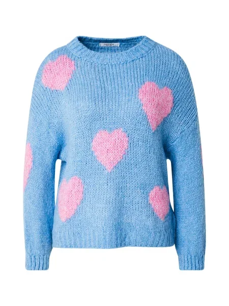 ZABAIONE Pulover azuriu roz