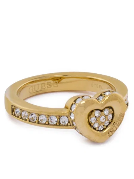 Пръстен Guess L.O.V.E. жълто