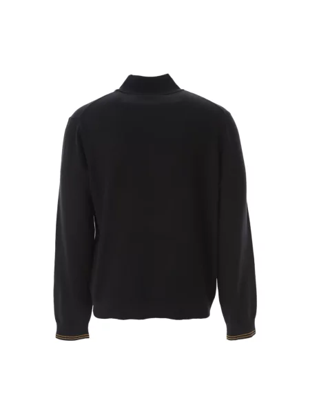 Sweter z golfem Ps By Paul Smith w zebrę czarny