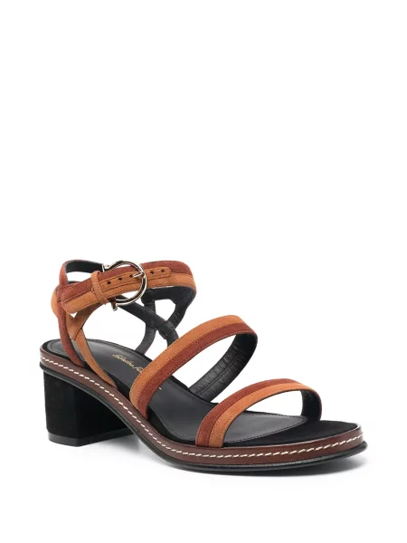 Sandale Ferragamo din piele maro