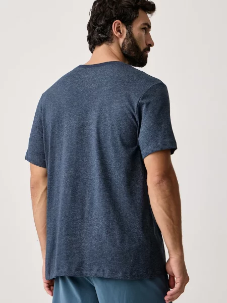 Nike T-shirt treningowy Dri-FIT granatowa
