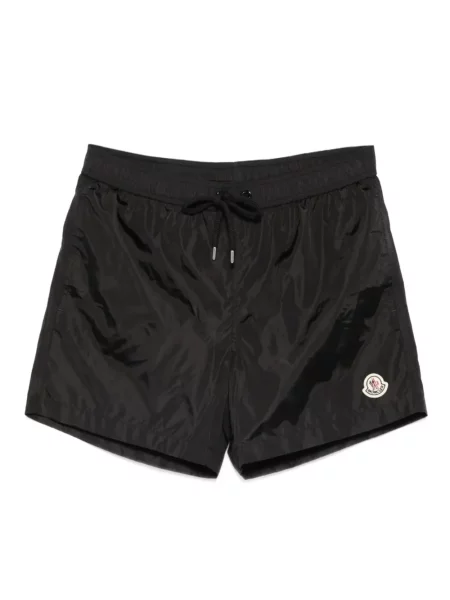 Slip de baie Moncler cu cordon negru