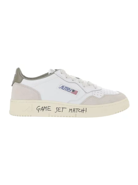 Sneakersy Autry skórzane białe