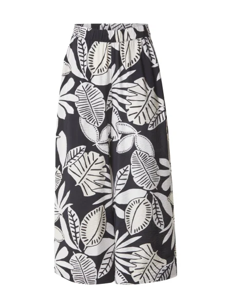 S.Oliver Pantaloni negru alb