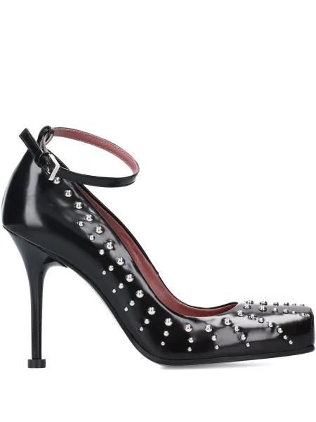 Pantofi cu toc Premiata cu tepi negru