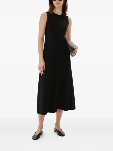 Rochie Another Tomorrow fără mâneci negru