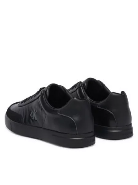 Calvin Klein Superge Low Pro Cups Wingt Text Lth Sue črna