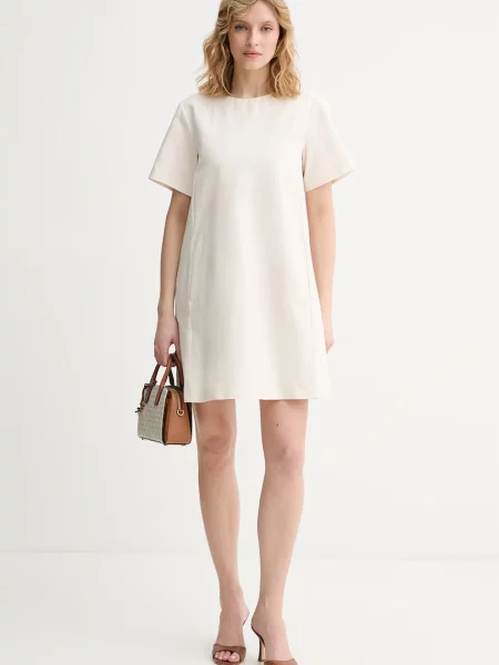 Weekend Max Mara rochie din ALOA bej