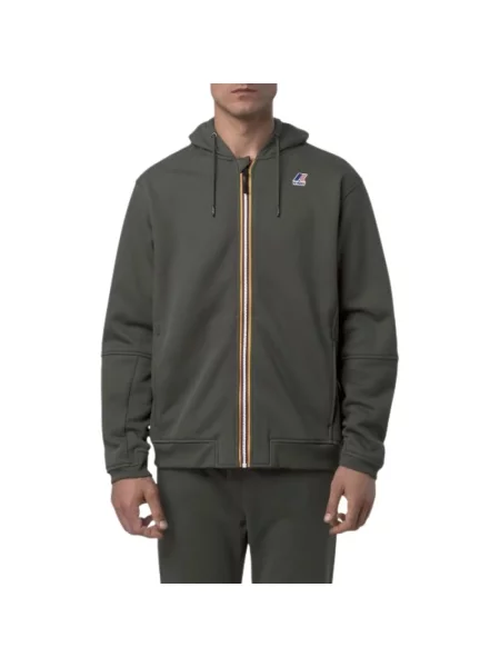 Bluza z kapturem K-way zielona