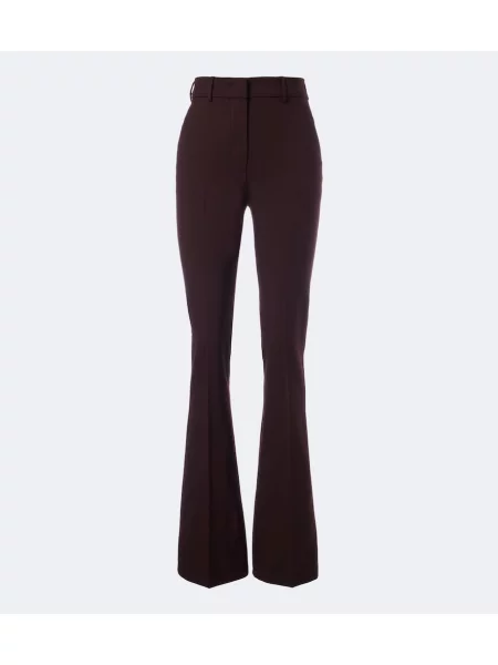 Pantaloni Sportmax de lână evazate