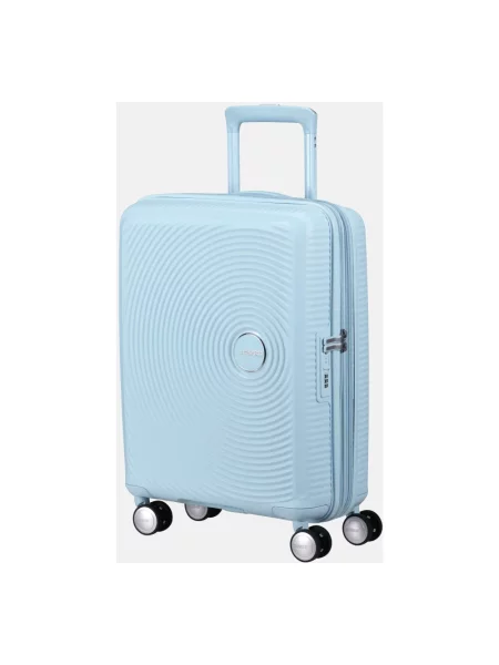 Walizka podróżna American Tourister Soundbox 41 l pastel blue niebieska