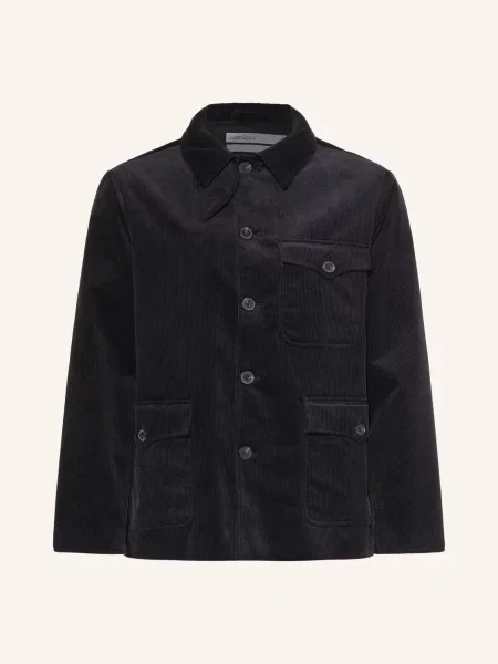 Allsaints Kordová Svrchní Košile Eden černá