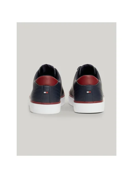Kožené tenisky Tommy Hilfiger modrá
