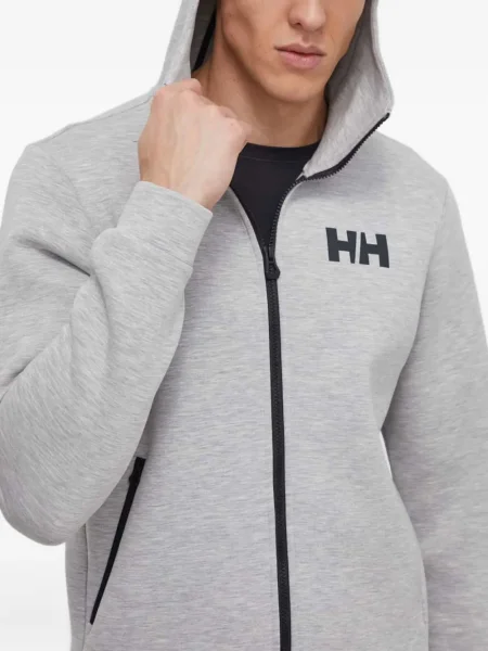 Hanorac cu glugă Helly Hansen cu glugă gri