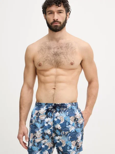 BOSS pantaloni scurți de baie bărbătești Piranha albastru