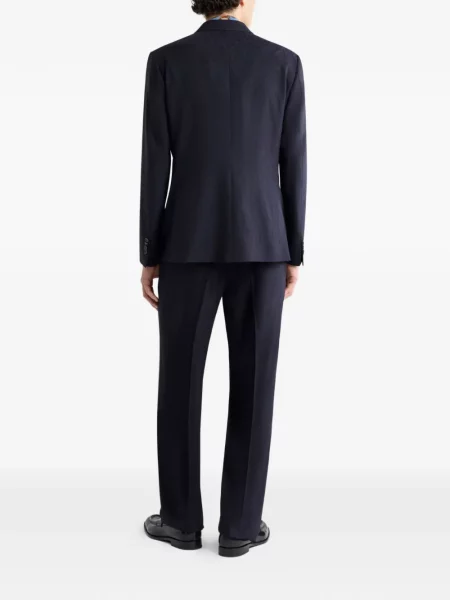 Sacou Etro din jacard albastru