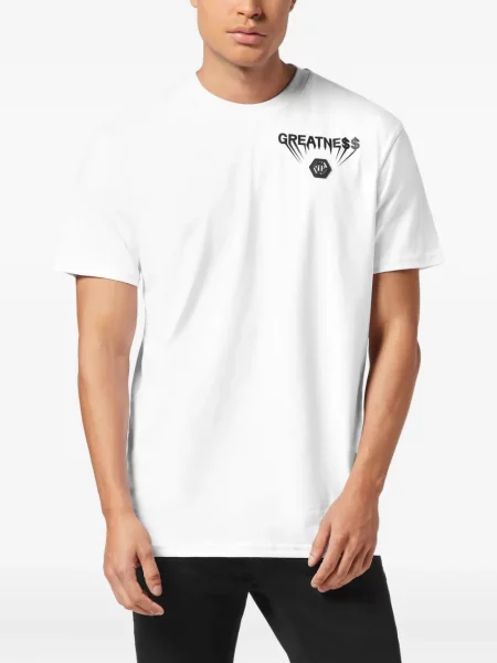 Tricou Philipp Plein alb