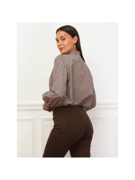 Bluză La Modeuse maro
