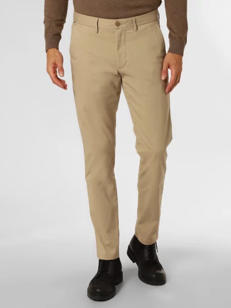 Tommy Hilfiger Spodnie Mężczyźni beżowy