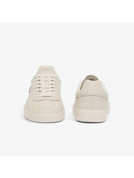 Lacoste Skórzane Sneakersy Baseshot beżowy