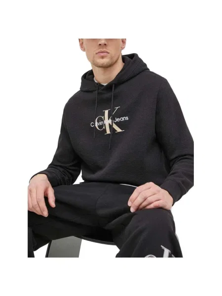 Geacă de blugi Calvin Klein Jeans negru