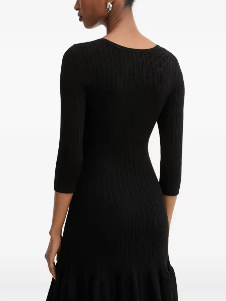 Rochie mini Morgan cu volane negru